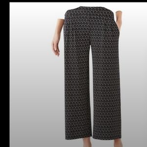 JJill Wearever smoothfit  wide leg crop pants